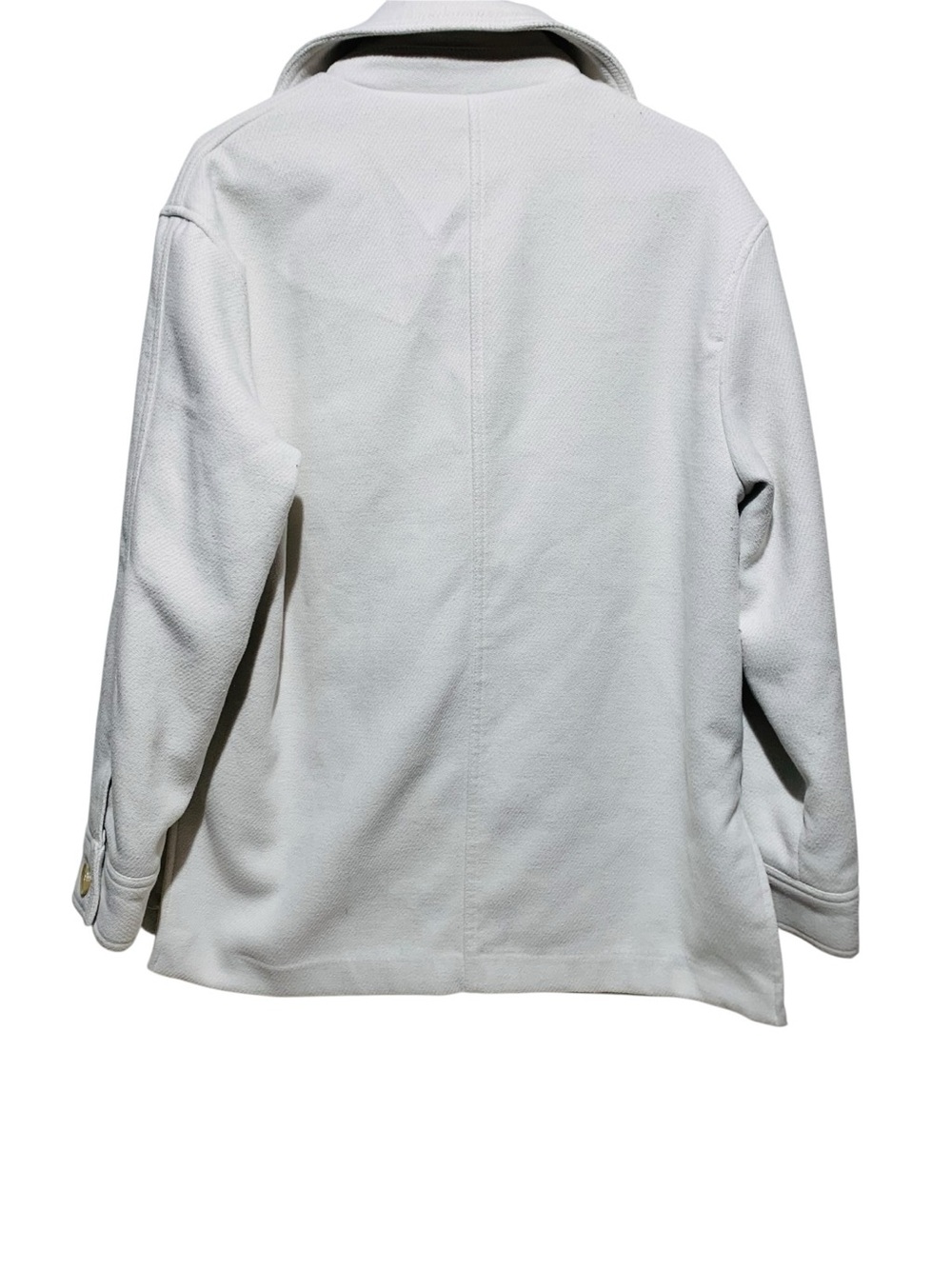 Women's H & M Cream Utility Jacket Size Sm - Picture 2 of 3